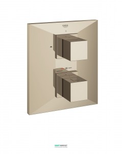 Змішувач з термостатом прихований (вбудований) Grohe колекція Allure Brilliant полірований нікель 19792BE0