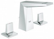 Смеситель для раковины двухрычажный с донным клапаном Grohe Allure Brilliant хром 20342000
