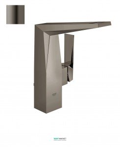 Змішувач для раковини одноважеля з донним клапаном Grohe колекція Allure Brilliant матовий графіт 23109AL0