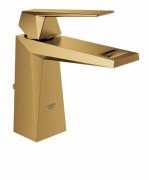 Змішувач для раковини одноважеля з донним клапаном каскадний Grohe Allure Brilliant матовий прохолодний схід 23029GN0