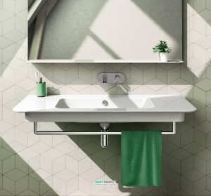 Раковина для ванной подвесная Catalano GREEN UP 120х52 см без отверстий под смеситель белая   1120GRUP00