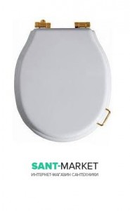 Сидіння з кришкою для унітазу Simas Lante з мікроліфтом біле LA007