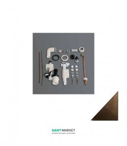 Механізм подвійного зливу SIMAS Lante D25BR для бачка бронза LA09