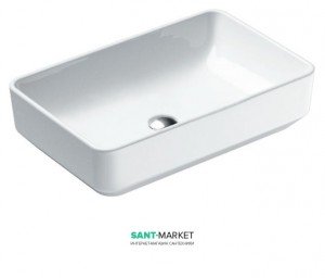 Раковина для ванної настільна Catalano Green 50х38 см без отворів під змішувач біла 150AGR00