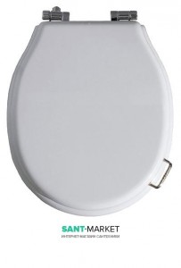Сидіння з кришкою для унітазу Simas Lante з мікроліфтом біле LA006