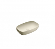 Раковина для ванної настільна або полувстраіваемие Catalano Green LUX 60х38 см без відп. під змішувач сіра матова 160AGRLXGS