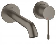 Змішувач для раковини одноважеля настінний Grohe колекція Essence матовий графіт 19408AL1