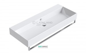 Раковина для ванної підвісна Catalano Premium 120х47 см без відп. під змішувач біла 112VP00