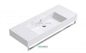 Раковина для ванної підвісна Catalano Premium 120х47 см без відп. під змішувач біла 112VPUP00