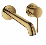 Смеситель для раковины однорычажный настенный Grohe коллекция Essence (вынос 230 мм) солнечный восход 19967GL1