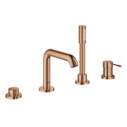 Смеситель однорычажный на борт ванны с душем Grohe коллекция Essence теплый закат 19578DA1