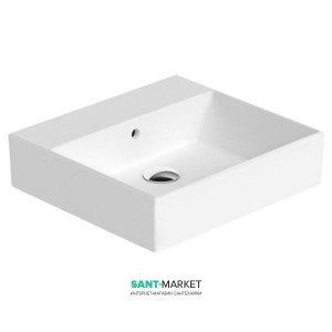 Раковина для ванной подвесная Catalano Premium 50х47 см без отв. под смеситель белая 150VP00