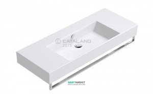 Раковина для ванной подвесная Catalano PREMIUM UP 100х47 см без отв. под смеситель белая  110VPUP00