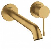 Смеситель для раковины однорычажный настенный Grohe коллекция Essence (вынос 230 мм) матовый прохладный восход 19967GN1