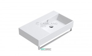 Раковина для ванной подвесная Catalano PREMIUM UP 80х47 см правосторонняя белая 180DVP00