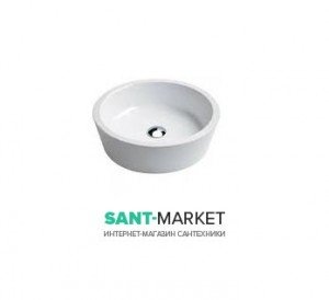 Раковина для ванної врізна в стільницю Catalano Zero 45 см без отвору під змішувач біла 145KO00