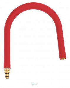 Гибкий шланг Grohe Essence GrohFlexx для смесителя красный 30321DG0