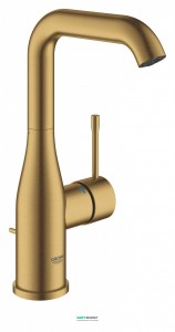 Смеситель для раковины однорычажный с донным клапаном Grohe Essence матовый прохладный восход 32628GN1