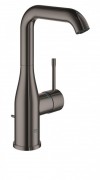 Змішувач для раковини одноважеля з донним клапаном Grohe Essence графіт 32628A01