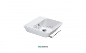 Раковина для ванної підвісна Catalano Proiezioni 42х42 см без відп. під змішувач біла 142PR00