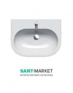 Раковина для ванной подвесная Catalano SFERA 65х48 см 1 отв. под смеситель белая 165SF00