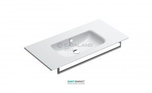 Раковина для ванной подвесная Catalano SFERA 100х48 см без отв. под смеситель  белая 1100SFN00