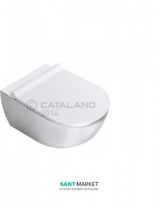 Унитаз Catalano SFERA подвесной безободковый 35х54 см белый 1VSF54R00