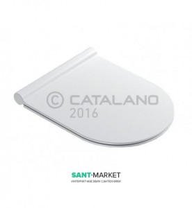 Сиденье с крышкой для унитаза с микролифтом Catalano SFERA белый матовый 5SCSTPBM