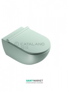 Чаша унітазу Catalano SFERA підвісний безободковий 35х54 см зелений матовий 1VSF54RVS