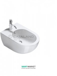 Біде підвісне Catalano SFERA 1 відп. під змішувач біле 35х54 см 1BSF5400