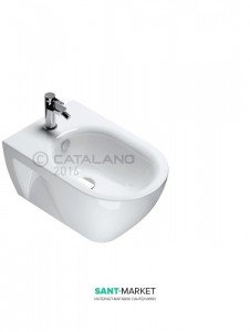 Біде підвісне Catalano SFERA ECO 1 відп. під змішувач біле 35х54 см 1BSF54ECO00