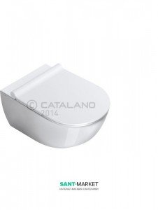 Унитаз Catalano SFERA подвесной безободковый 35х54 см белый 1VSF54R00