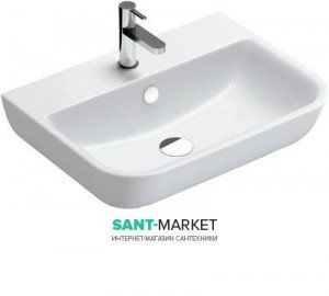 Раковина для ванной подвесная Catalano SFERA см 60х45 1 отв. под смеситель  белая 160BSF00