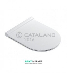 Сидіння з кришкою для унітазу з мікроліфтом Catalano SFERA білий матовий 5SCSTPBM