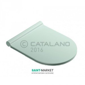 Сиденье с крышкой для унитаза с микролифтом Catalano SFERA зеленый матовый 5SCSTPVS