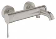 Смеситель однорычажный для ванны с коротким изливом Grohe коллекция Essence суперсталь 33624DC1