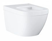 Унітаз підвісний Grohe Euro Ceramic з гігієнічним покриттям (без сидіння) альпін-білий 3932800H