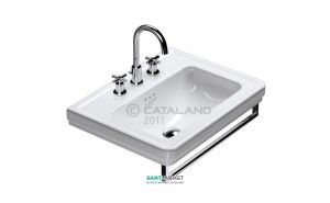 Раковина для ванної підвісна Catalano Canova Royal 60x46 см 1 відп. під змішувач біла 160CV00