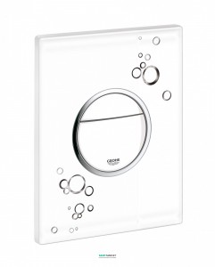 Кнопка змиву Grohe для унітазу Grohe Nova Cosmopolitan Print (3 режими змиву) білий глянець 38847LI0