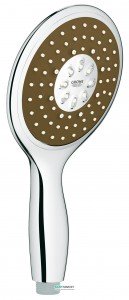 Душевая лейка Grohe коллекция Power&Soul 130 (4 режима струи) хром/глиняный 27672HF0
