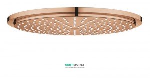 Лейка для верхнего душа с тропическим душем Grohe коллекция Rainshower Cosmopolitan Metal теплый закат 27477DA0