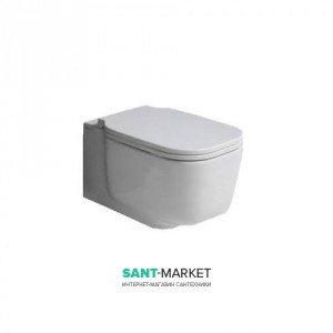 Унитаз подвесной Cielo CubiKa 36x55x30 см белый CUVS