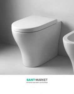 Унітаз підлоговий Cielo ENJOY 35x53x42 см білий EJVA