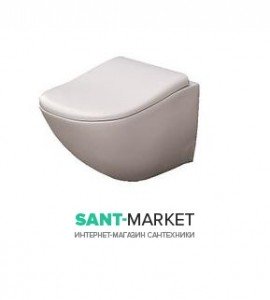 Біде підвісне Cielo Fluid з отвором під змішувач білий FLBS