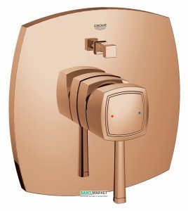 Змішувач прихований (вбудований) Grohe колекція Grandera теплий захід 19920DA0