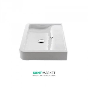 Раковина для ванной накладная Cielo  OPERA 70x52 см 1 отв. под смеситель белая OPLA70