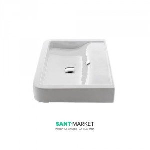 Раковина для ванної накладна Cielo OPERA 70x52 см 1 відп. під змішувач біла OPLA70