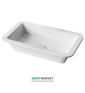 Раковина для ванной накладная Cielo  OPERA 64x13 см 1 отв. под смеситель белая OPLA64