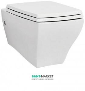 Унитаз подвесной ArtCeram Jazz 360х540 см белый JZV001 + Крепления для подвесного унитаза ArtCeram