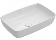 Раковина для ванної накладна Villeroy & Boch ARTIS 58x38x12.5 см без відп. під змішувач альпін біла 417258R1